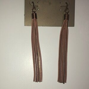 Rose gold Long Earrings